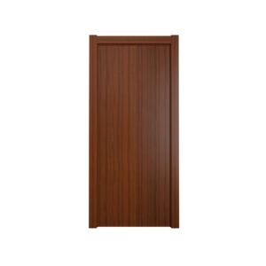 GOLDEA MDF Door with Frame Brown 214 x 90cm